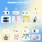 50 Colors Paracord Combo Kit with Instructions – Multifunction Parachute Cord Set with 28 Accessories for Making Paracord Bracelets, Lanyards, Dog Collars & DIY Craft Projects